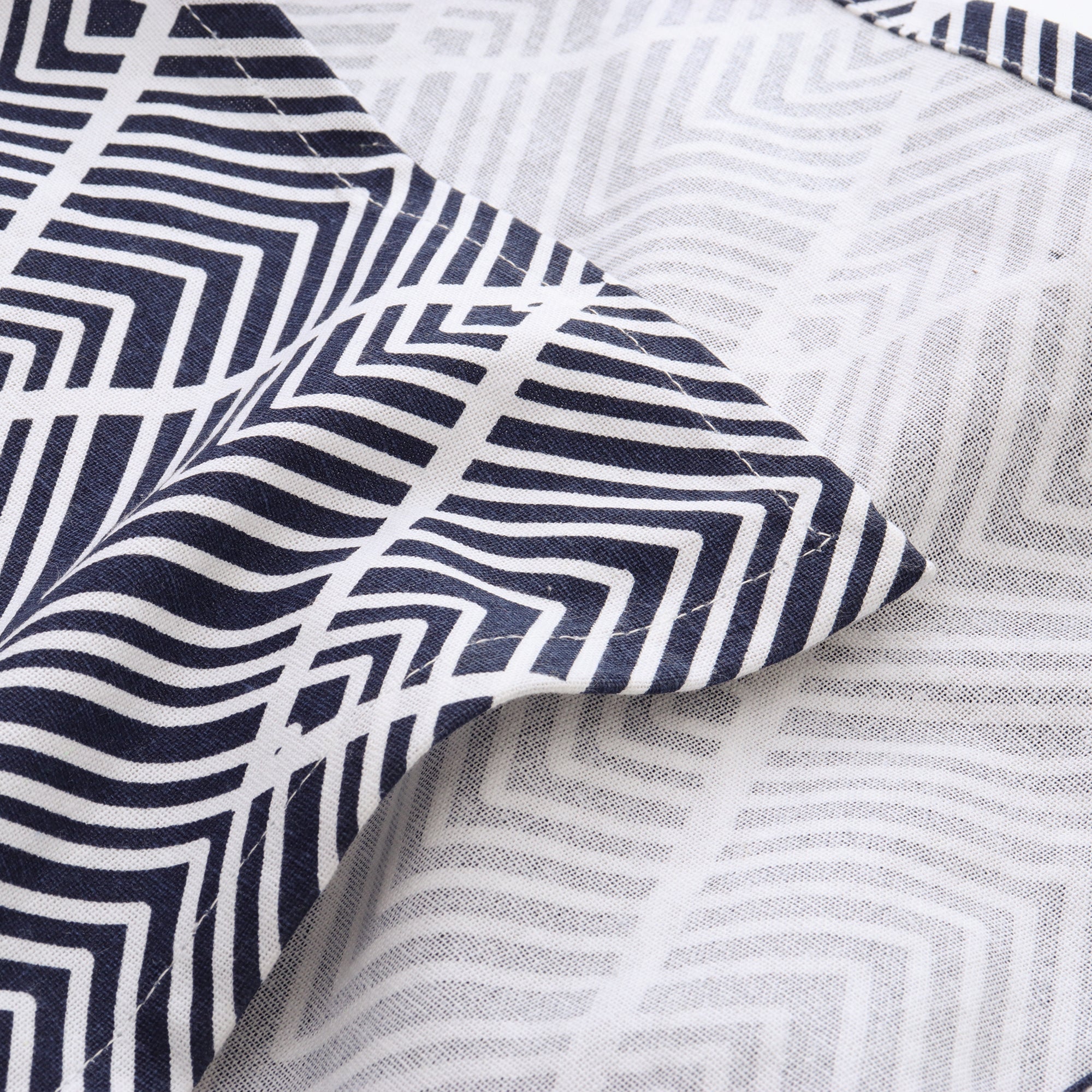 Elegant Modern Maze tablecloth designed for stylish dining spaces