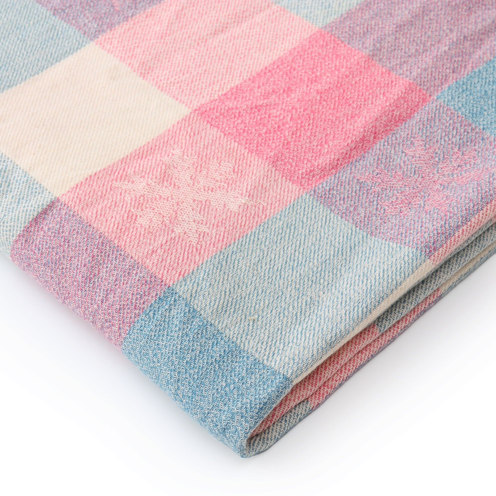 Pastel plaid dining table cover styled for modern and elegant dining spaces