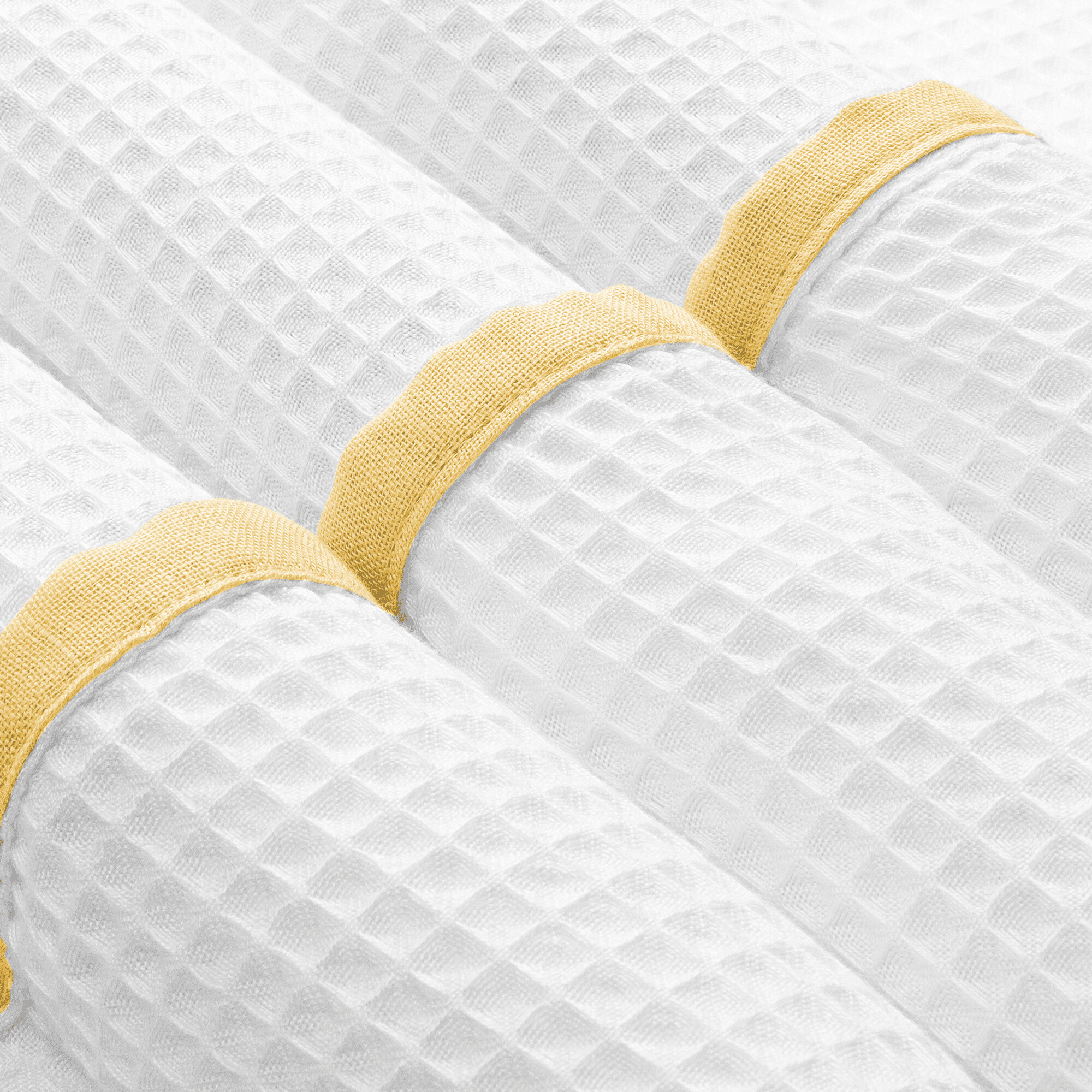 Yellow spa-inspired bamboo bath towel for stylish and cozy bathrooms