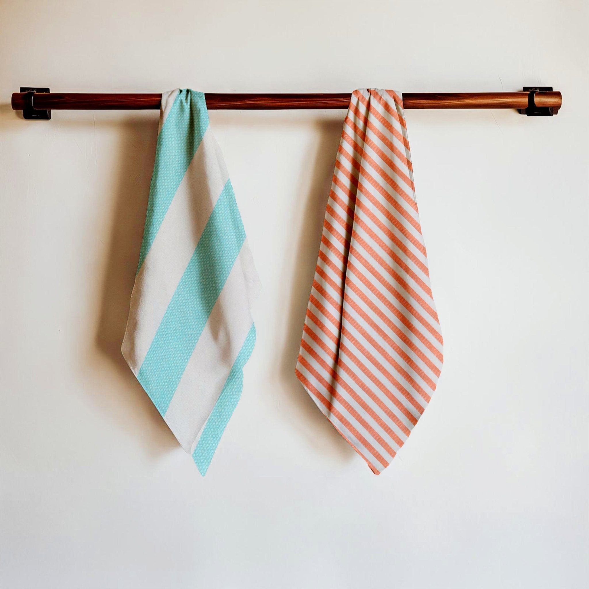 Fresh Lines 100% Cotton Kitchen Towel (Set of 2) - Bonica