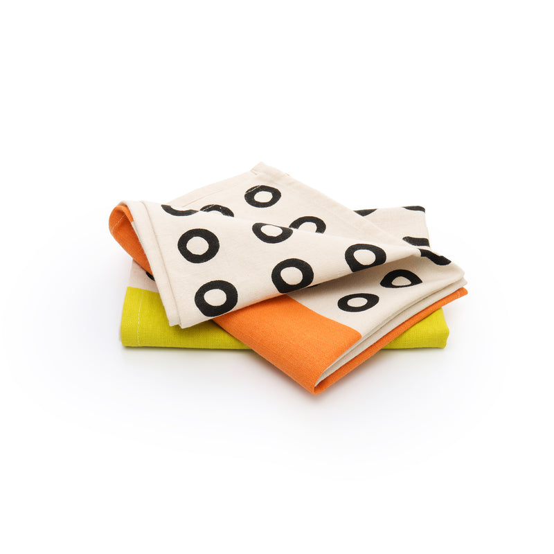 PopDots Recycled Cotton Kitchen Towel (Set of 2)