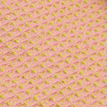 Dusky Rose Waffle Table Runner with Lace Border