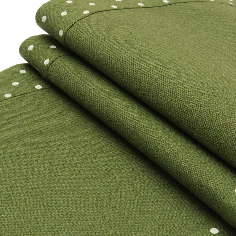 Ever Green Dots Cotton Table Runner