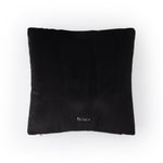 Elegant black festive cushion cover designed for stylish festive home decor