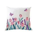 Bloom Whisper floral cushion cover with elegant textured detailing for modern homes