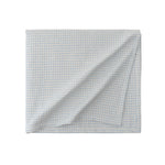 Soft powder blue waffle weave table cover for modern homes