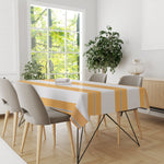 Harvest Hues dining table cover with warm earthy tones for modern homes