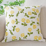 Modern floral decorative cushion cover for sophisticated living room decor