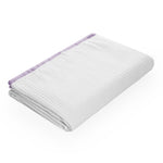 Soft lavender bamboo bath towel designed for stylish modern bathrooms