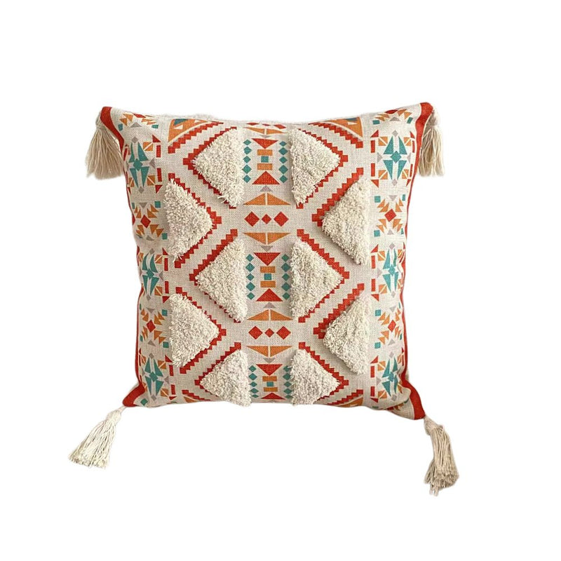 Terra Nomad textured cushion cover with earthy boho styling for modern homes