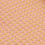 Dusky Rose Waffle Table Runner with Lace Border - Bonica