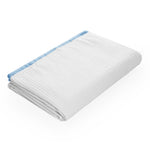 Eco Waffle 100 % Bamboo Waffle with Linen Border Bath Towel - Bonica