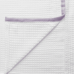Eco Waffle 100 % Bamboo Waffle with Linen Border Bath Towel - Bonica